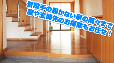 家全体のお掃除